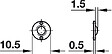 HANGER - Loqueteau à  bille diamètre 9mm avec gâche à  visser - 241.86.105 - vignette