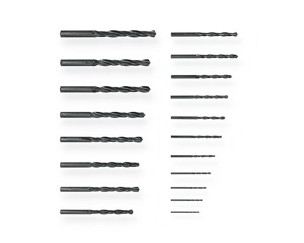 HANGER - Coffret de 19 forets en acier HSS laminés 1 à  10mm - HANGER - 155090 - large