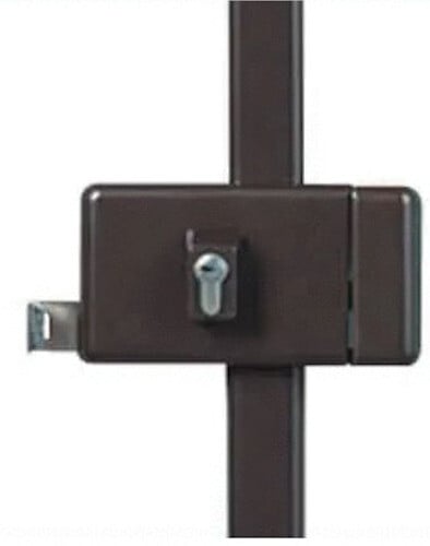 VACHETTE - Serrure 3 points profil européen horizontale fouillot V5 marron gauche - VACHETTE - 16588000 - large