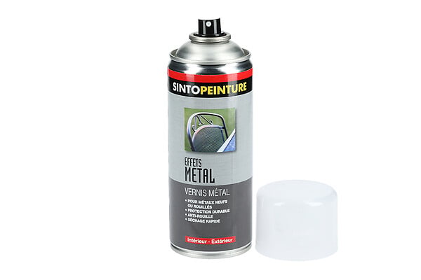 SINTO - Peinture aérosol effet vernis métal mat 400ml â€“ SINTO - 925525 - large