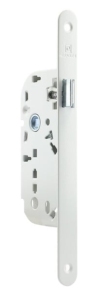 HERACLES - Coffre monopoint à  larder bec de cane 40mm blanc sans gâche - HERACLES - I-L100-40B - large