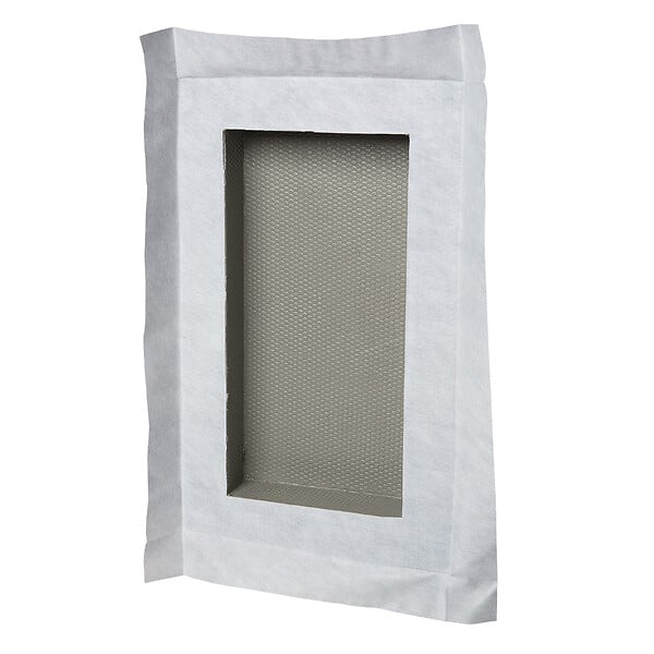 MARMOX - Duo de niches à carreler étanche - Format intérieur U-Tile 5,5 cm de profondeur - large