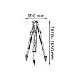 BOSCH - Trépied BOSCH 0601091B00 - BT 170 HD Professional - vignette