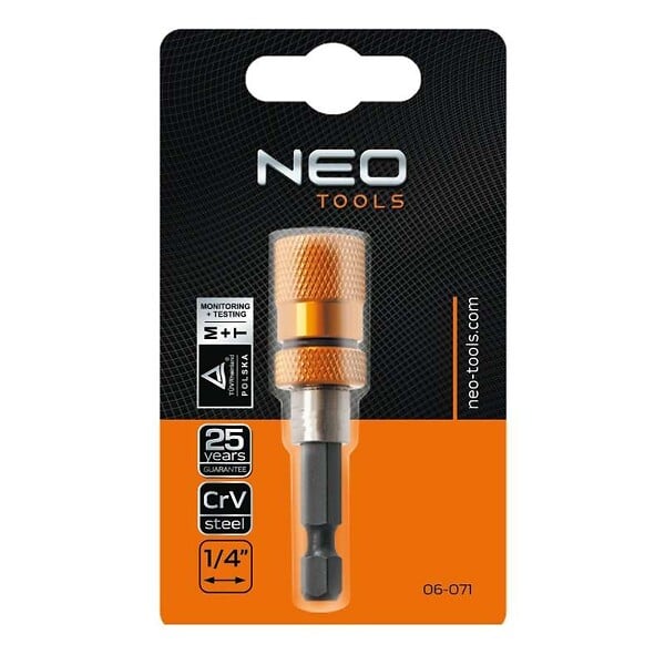 NEO TOOLS - Porte-embouts magnétique 1/4 NEO TOOLS 06-071 - large
