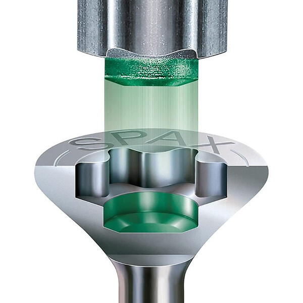 SPAX - Embout T-STAR 50 mm acier inox A2 (5 pcs) - SPAX - large