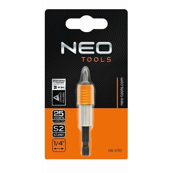NEO TOOLS - Porte-embouts magnétique 1/4 NEO TOOLS 06-070 - large