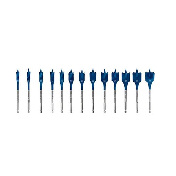 BOSCH - Kit BOSCH 5 forets expert + Assortiment d’embouts de vissage  + Coffret de scie trépan + Trousse mèches plates + Bonnet - large