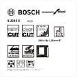 BOSCH - Lot de 5 lames de scie sabre S 2345 X BOSCH 2608654404 pour bois - vignette