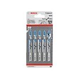 BOSCH - Lot de 5 lames de scie sauteuse T 118 AF BOSCH 2608634505 pour métal - vignette