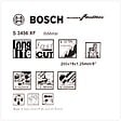 BOSCH - Lot de 5 lames de scie sabre S 3456 XF BOSCH 2608654406 pour bois et métal - vignette