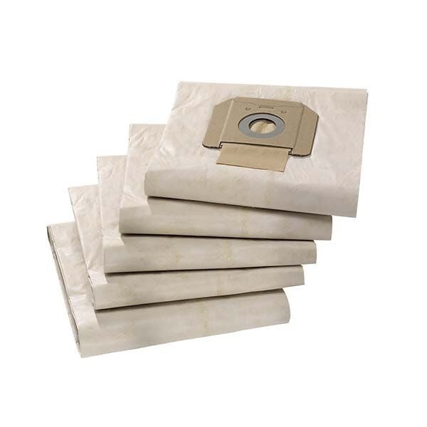 KARCHER PRO - Paquet de 5 Filtres en papier KARCHER 6.904-285.0 pour NT 65/2 - large