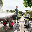 KARCHER - Nettoyeur Haute Pression Eau Froide sur batterie - KÄRCHER - HD 4/11 C Bp Pack (avec batterie + chargeur) - vignette