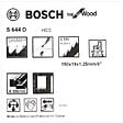 BOSCH - Lot de 5 lames de scie sabre S 644 D BOSCH 2608650673 pour bois - vignette