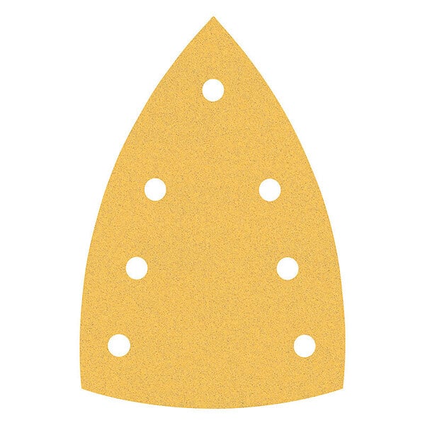 BOSCH - 10 Feuilles triangulaires abrasives C470, 100x150 mm - large