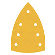 BOSCH - 10 Feuilles triangulaires abrasives C470, 100x150 mm - vignette