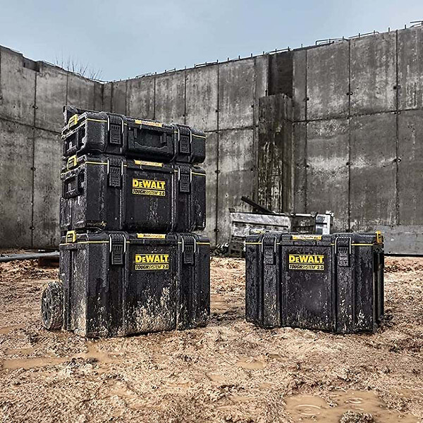 DEWALT - Trolley 3 en 1 avec 2 coffrets à outils mobiles TOUGHSYSTEM 2.0 DEWALT DWST83402-1 - large