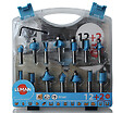 LEMAN - Coffret 12+2 Mèches de défonceuse LEMAN 428.700.14 - vignette