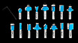 LEMAN - Coffret 12+2 Mèches de défonceuse LEMAN 428.700.14 - vignette