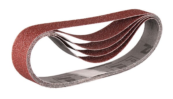 MAKITA - Lot de 5 Bandes abrasives MAKITA 30 x 533 mm pour bois métal pour ponceuse à bande MAKITA 9031 - large