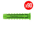 FISCHER - Boite de 90 chevilles à expansion FISCHER SX - vert - vignette