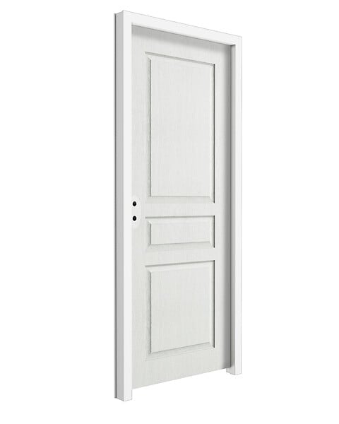 BALLAY - Bloc-porte 3 panneaux âme alvéolaire - H.204xL.73cm - large