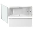 JACOB DELAFON - Baignoire bain douche Struktura + pare bain + tablier + étagère 170 x 75 - vignette