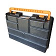 ARTPLAST - Boîte de rangement professionnelle Organiseur 23 compartiments amovibles Noir Orange 44.3 x 31.7 x 8 cm ARTPLAST - vignette