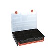 ARTPLAST - Boîte de rangement professionnelle Organiseur 23 compartiments amovibles Noir Orange 44.3 x 31.7 x 8 cm ARTPLAST - vignette