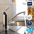 GROHE - Robinet de cuisine Get chromé + nettoyant Grohclean - vignette