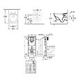 VILLEROY ET BOCH - Pack WC suspendu sans bride  Architectura Directflush+ abattant frein de chute + bâti-support Solido + plaque chromée - vignette
