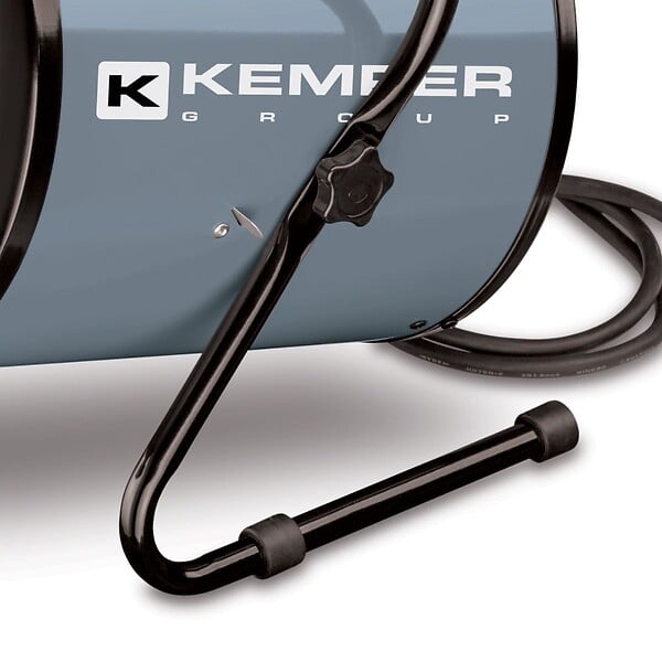 KEMPER - Générateur Air Chaud Electrique Portable 3000W - Chauffage Soufflant Chantier Ventilation Thermostat Atelier Garage Kemper - large