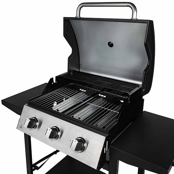 SOMAGIC - Barbecue Gaz 3 Feux 10.5kw Noir - 335541 - large