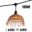 LUMISKY - Guirlande connectable HAWAII 40 ampoules E27 18M - vignette