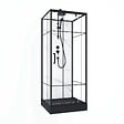 Cabine de douche alu noir - vignette