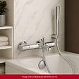 GROHE - Pack mitigeur thermostatique Grohtherm 800  + Douchette Get Stick + Flexible1750 mm et support - vignette