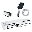 GROHE - Pack mitigeur bain douche thermostatique Grohtherm 2000 + Douchette 2 jets Comfort110 + Flexible1750 mm et support - vignette