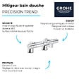 GROHE - Pack mitigeur thermostatique Get avec colonnettes + Douchette 1 jet Vitalio Get Stick + Flexible 1750 mm - vignette
