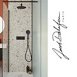 JACOB DELAFON - Colonne de douche encastrée thermostatique Grands Boulevards ronde noire mate - vignette