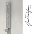 JACOB DELAFON - Pommeau de douche Shift+ carré 2 jets chromé + flexible 175 cm métal - vignette