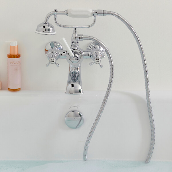 JACOB DELAFON - Flexible anti torsion 175 cm métal chrome - large
