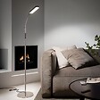 TECTAKE - Lampe de sol Prisma LED, 5 modes d'éclairage, 12 W, dimmable argent - vignette