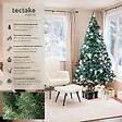 TECTAKE - Sapin de Noël artificiel avec support métallique  vert - vignette