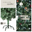 TECTAKE - Sapin de Noël artificiel avec support métallique  vert - vignette
