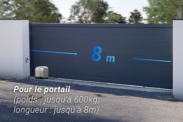 EZVIZ - Motorisation portail coulissant - Kit HG2 600 Pro - 600 kg - large