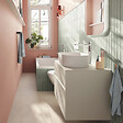 VILLEROY ET BOCH - Baignoire droite 170 x 75 Collaro acrylique blanc mat avec vidage et trop plein blanc mat - vignette