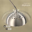 TECTAKE - Lampe sur pied ARCUS en acier style rétro, 60W Nickel mat - vignette