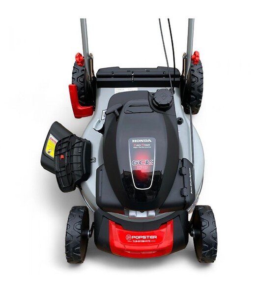 POPSTER - Tondeuse thermique tractée moteur HONDA GCV 170 cc, lame 51 cm - POPSTER TLM051SM - large