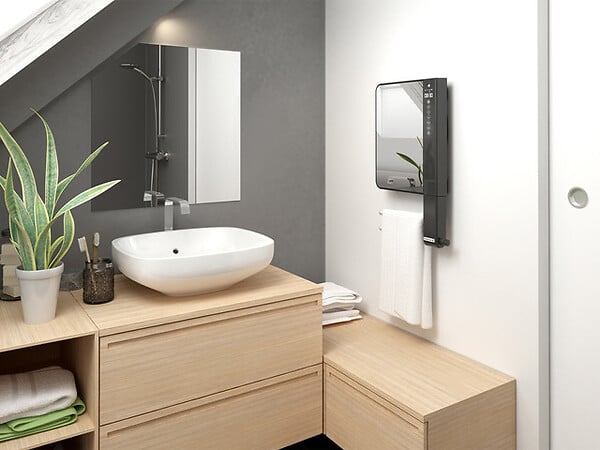 THERMOR - Sècheservietttes soufflant Illico 3 avec barres 1800W gris - large
