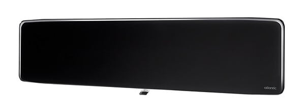 ATLANTIC - Radiateur verre connecté Verali plinthe 1500W noir brillant - ATLANTIC - 507664 - large