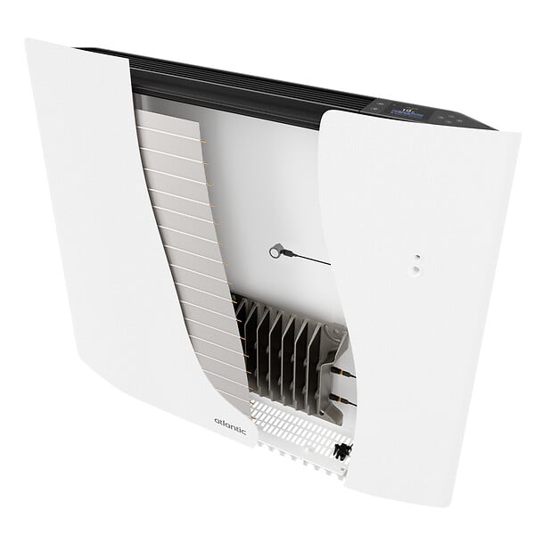 ATLANTIC - Radiateur connecté Divali Néo horizontal 2000W Blanc carat - ATLANTIC - 507673 - large